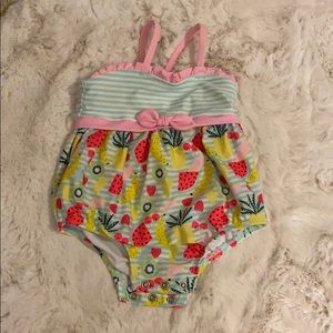 Fruity swimsuit for baby